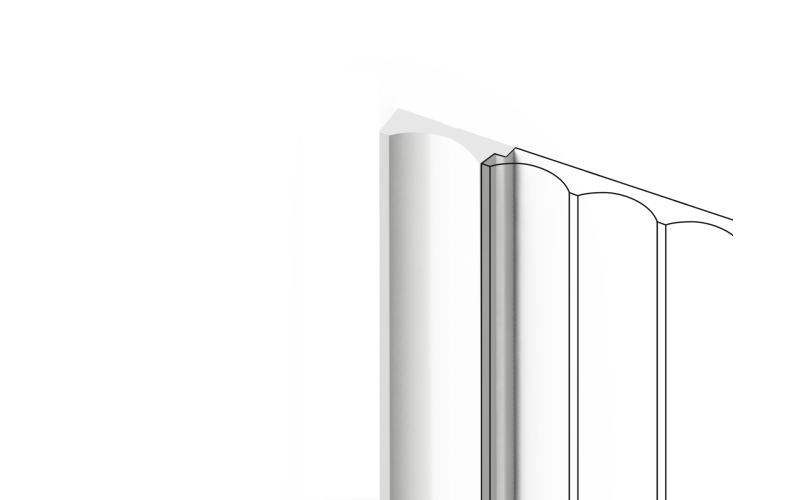 Финишный молдинг HIWOOD LF139A NP